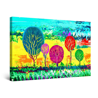 Golden Forest Canvas Wall Art – 32x48in