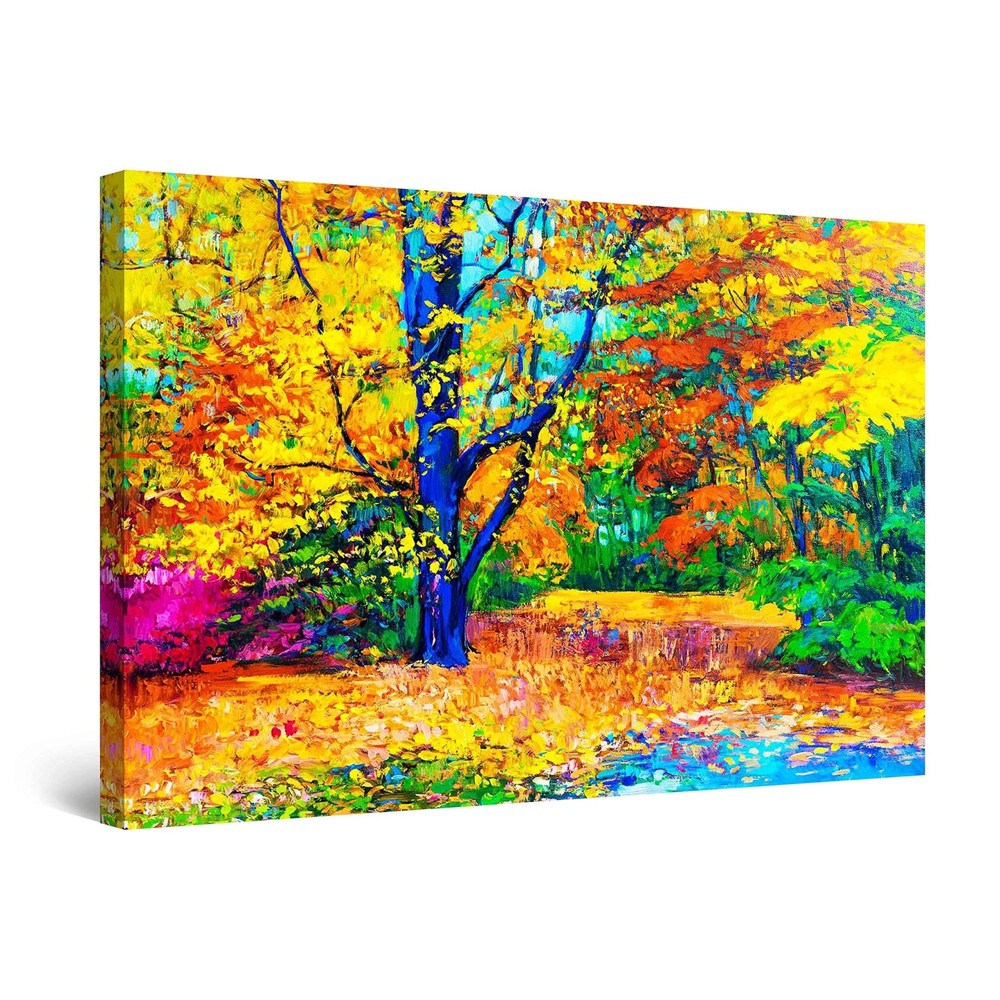 Winter Lake Canvas Art