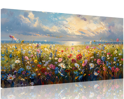 Beach Canvas Wall Art – 3 Panel Sunset