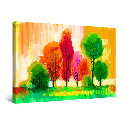 Golden Forest Canvas Wall Art – 32x48in