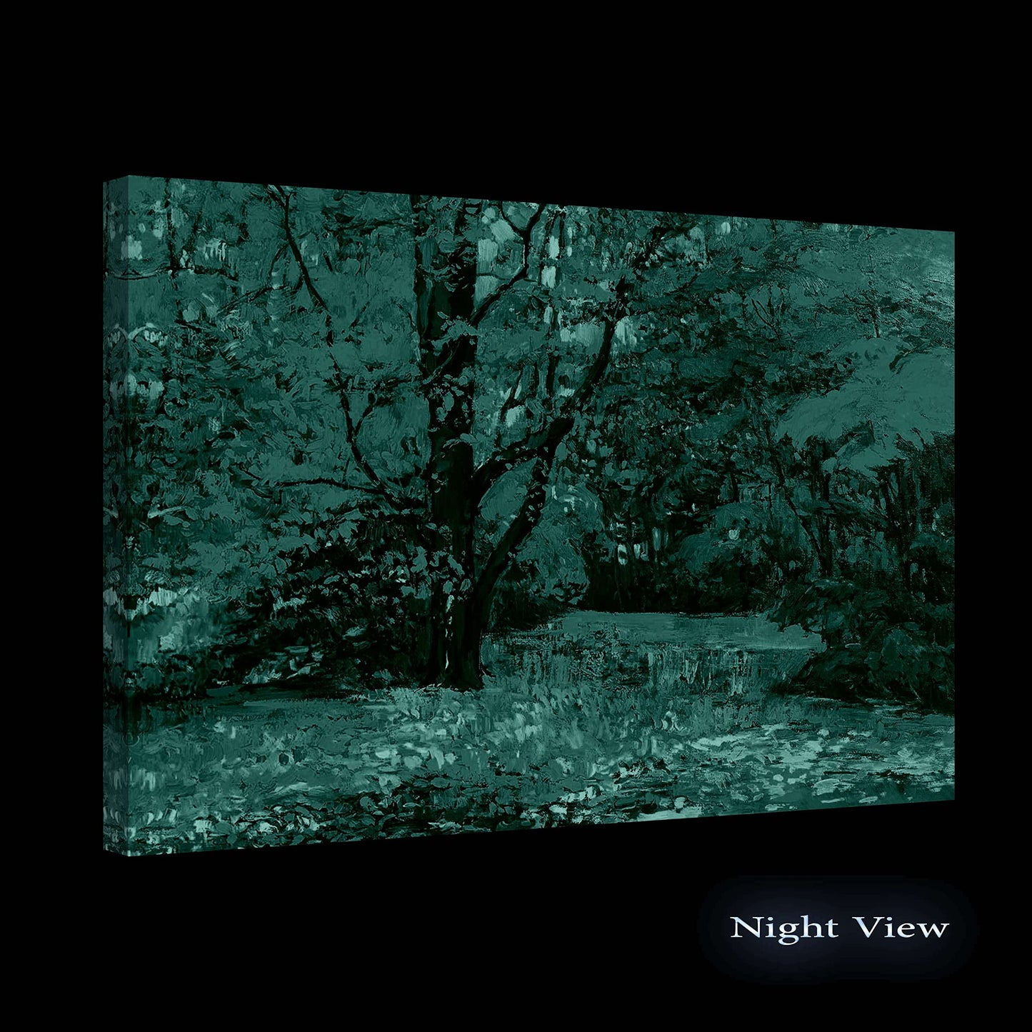 Winter Lake Canvas Art