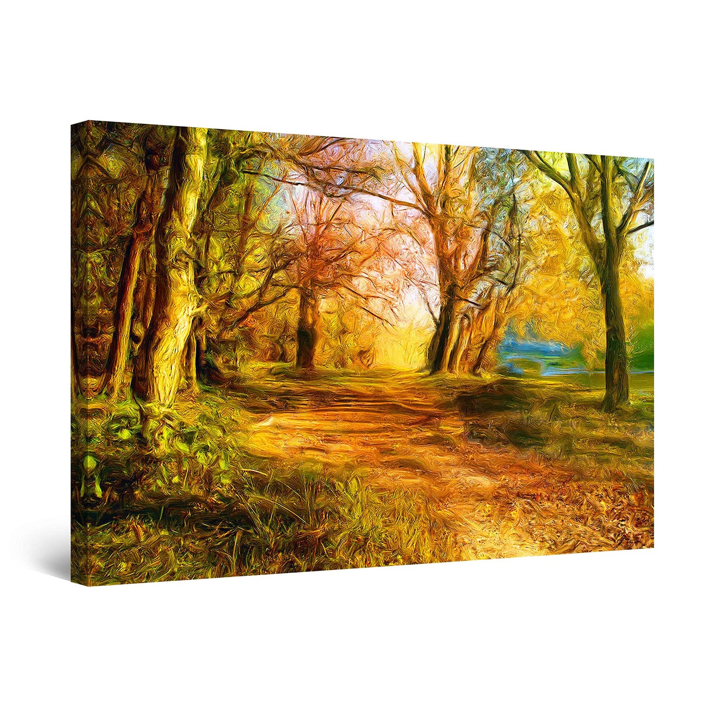 Winter Lake Canvas Art