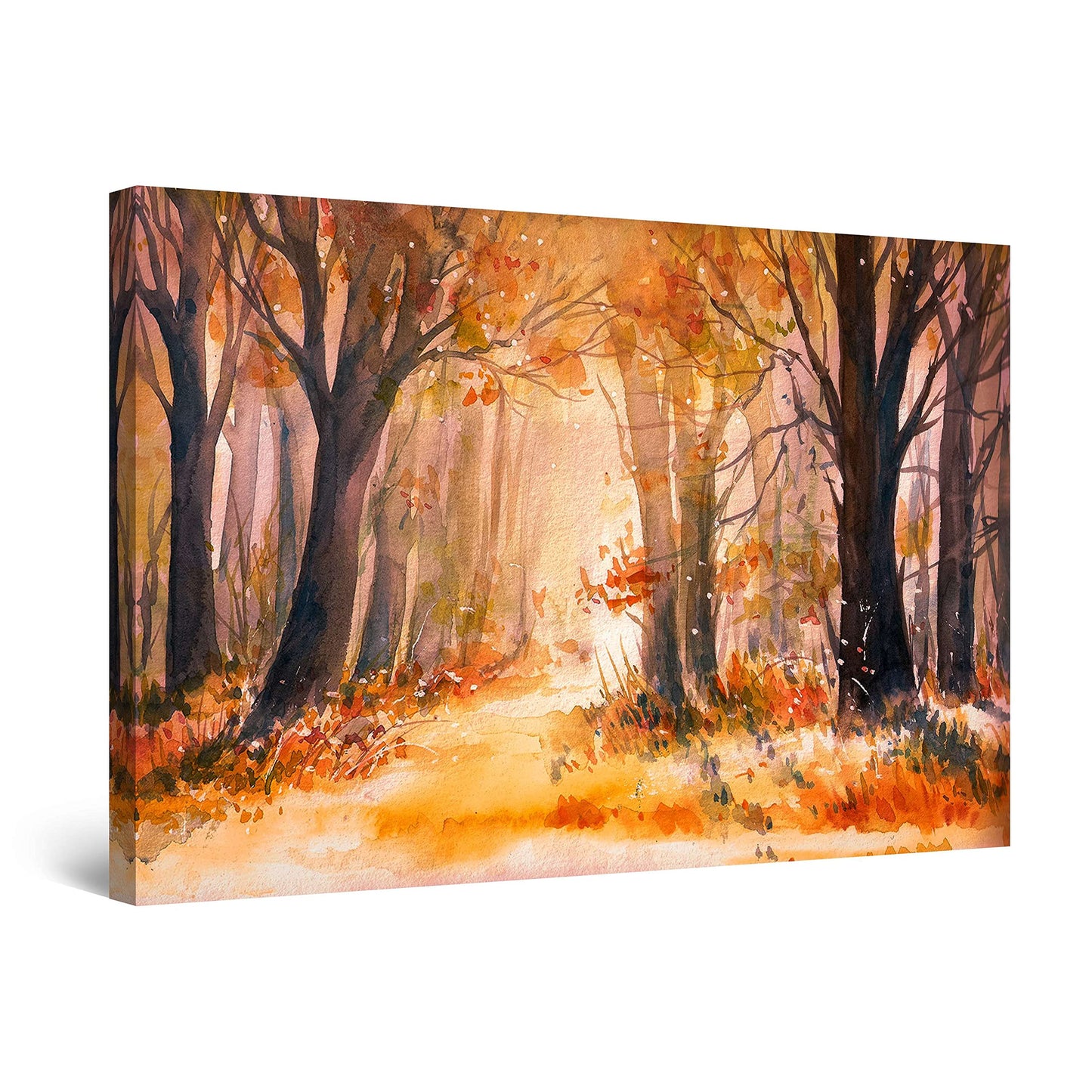 Winter Lake Canvas Art