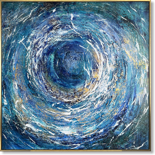 Blue Ocean Wall Art – 72x72in